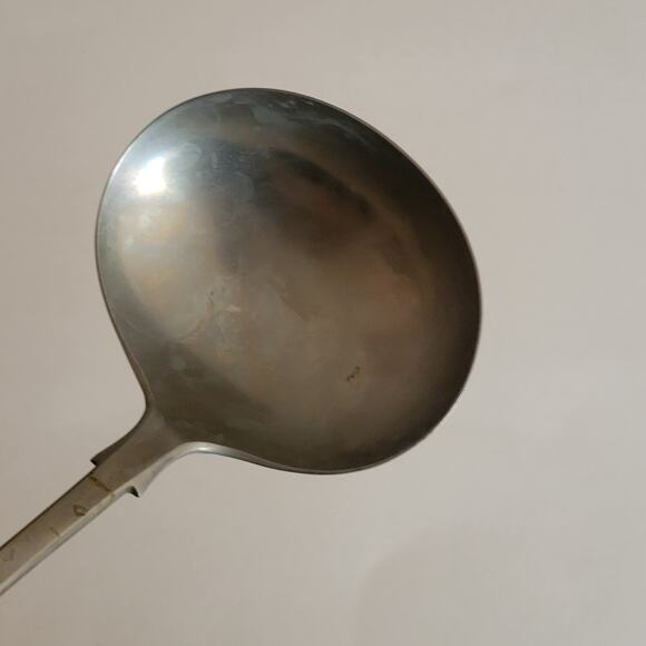 Vintage Art Silver ladle 11" long - Picture 8 of 12
